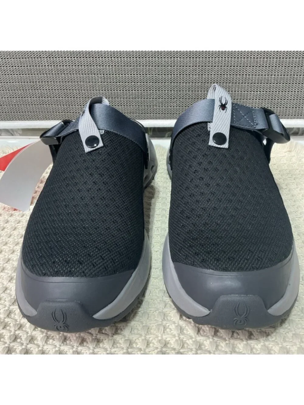 Spyder Ranger Sandals Water Black Clog Style Slip On Men US 10